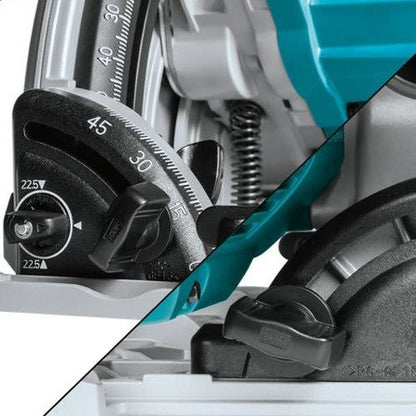 Makita DSP601ZJU 36V Brushless AWS Plunge Saw Body Only with 2 x Guide Rail, Connector & Clamp Set