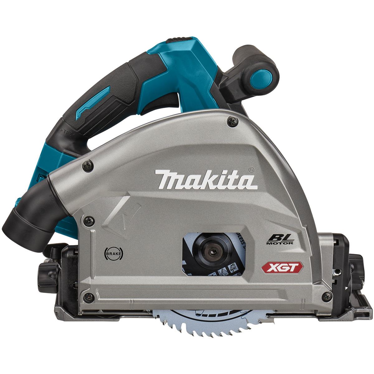 Makita SP001GZ03 40Vmax XGT 165mm Brushless Plunge Saw with 1 x 3000mm Guide Rail & Clamp