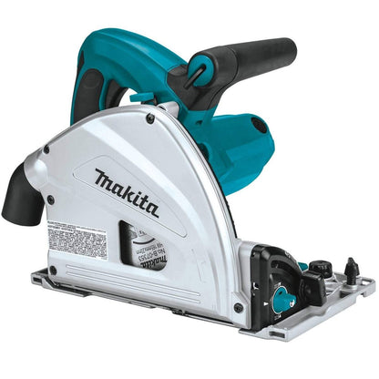 Makita SP6000J1 165mm Plunge Cut Saw 110V with 1 x 3000mm Guide Rail & Clamp
